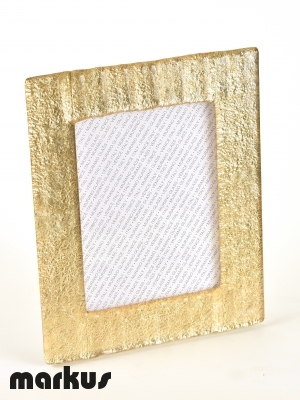 MURANO GLASS PICTURE FRAME WITH GOLD LEAF BIG SIZE