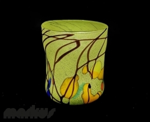 Lime Kandinsky Glass ''Goto''