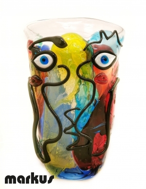 Abstract Face Vase _2